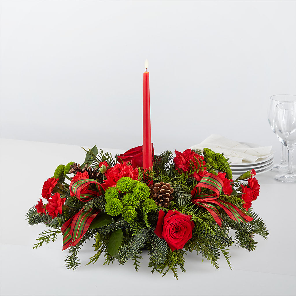 By the Candlelight Centerpiece – PAULINE'S BLOOMERS, Brunswick ME