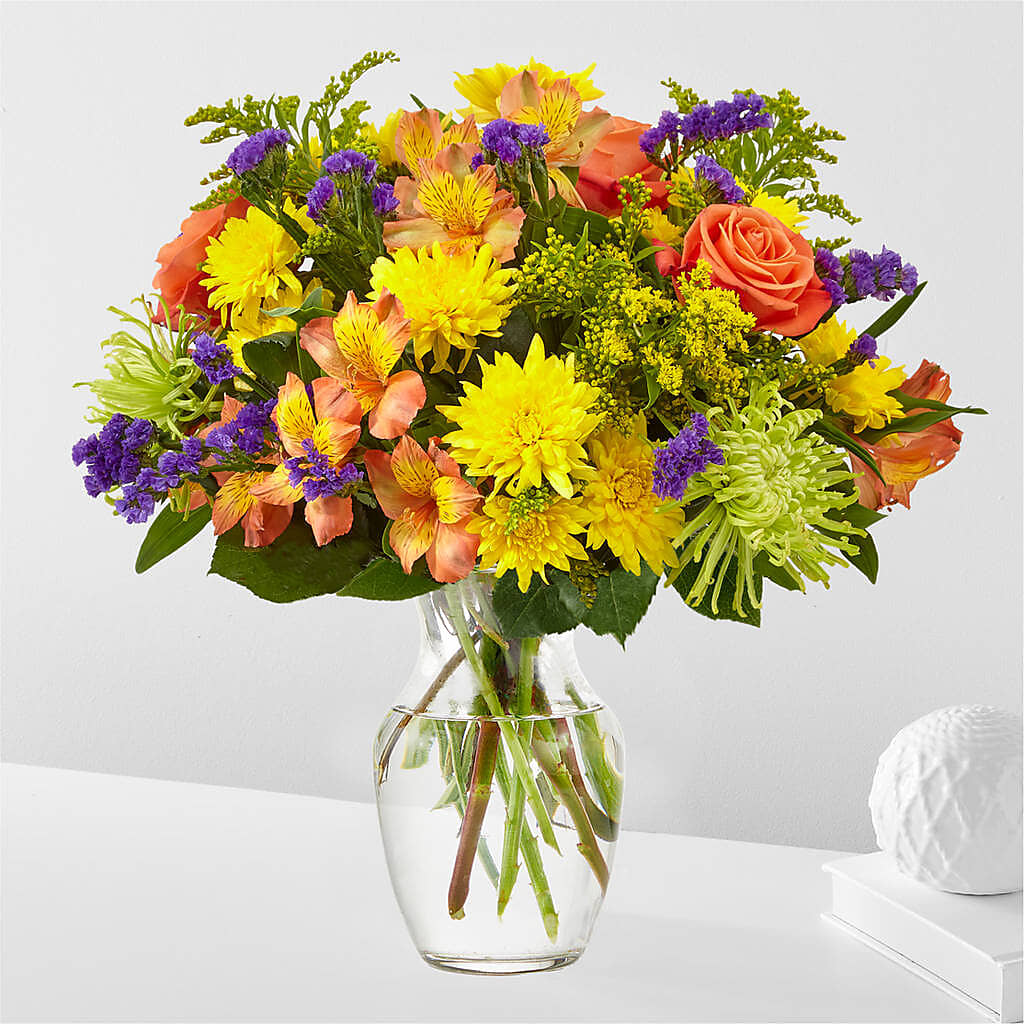 Marmalade Skies Bouquet – PAULINE'S BLOOMERS, Brunswick ME