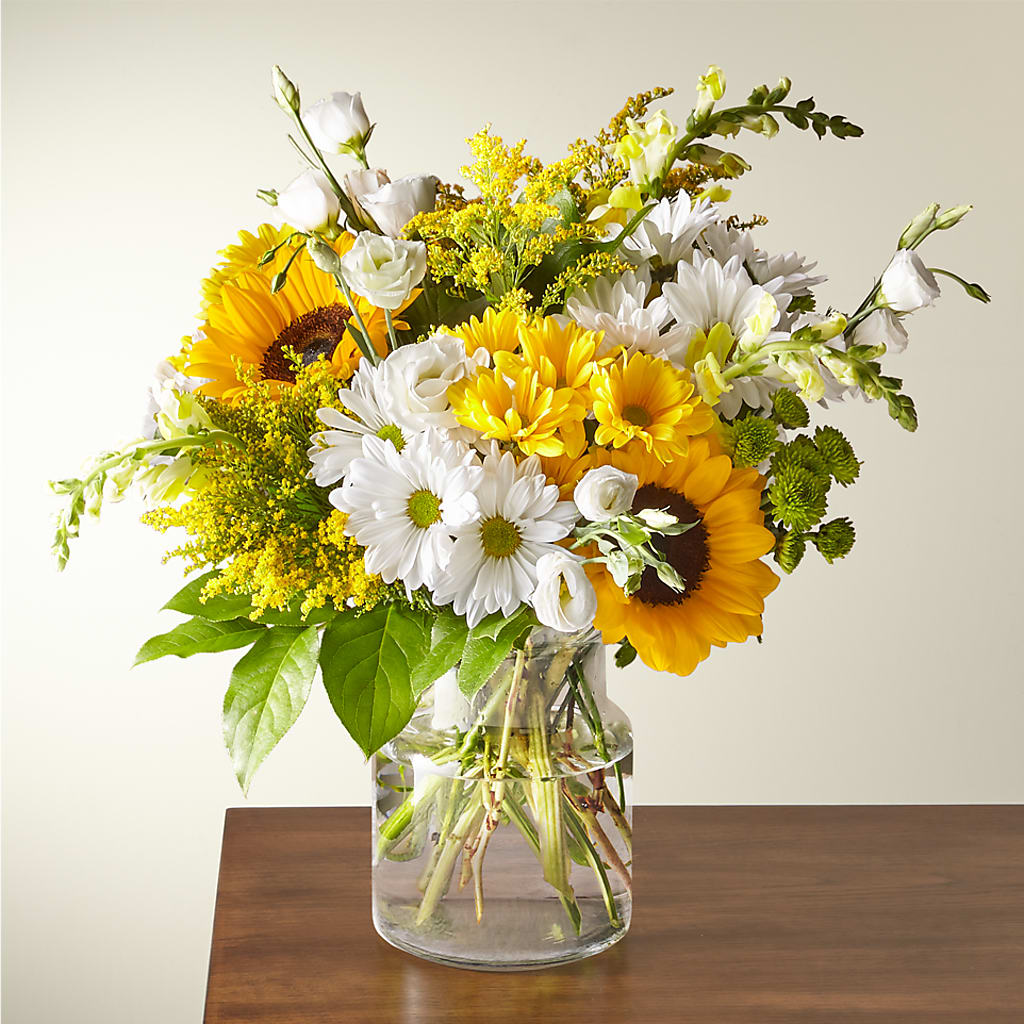Hello Sunshine Bouquet – PAULINE'S BLOOMERS, Brunswick ME