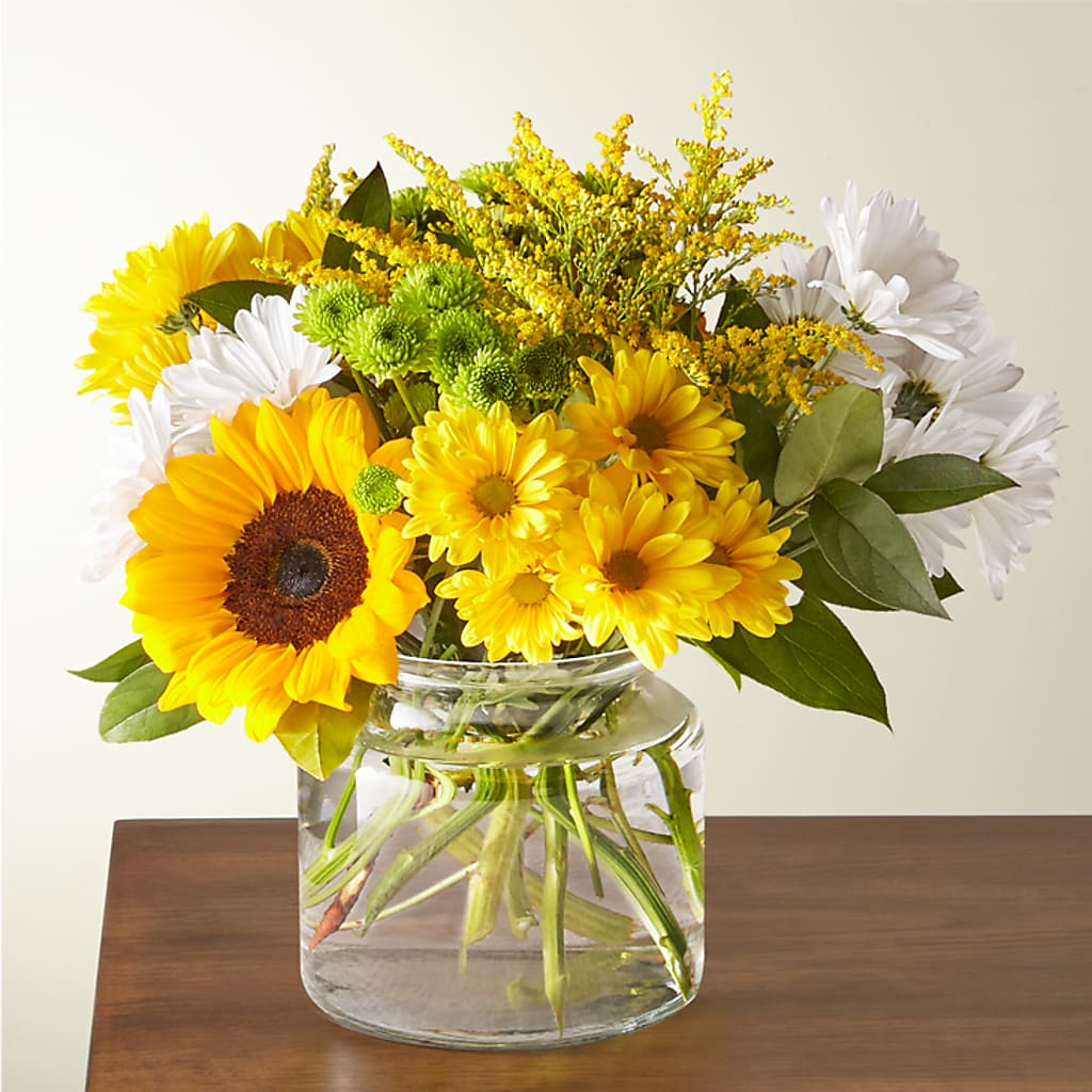 Hello Sunshine Bouquet – PAULINE'S BLOOMERS, Brunswick ME