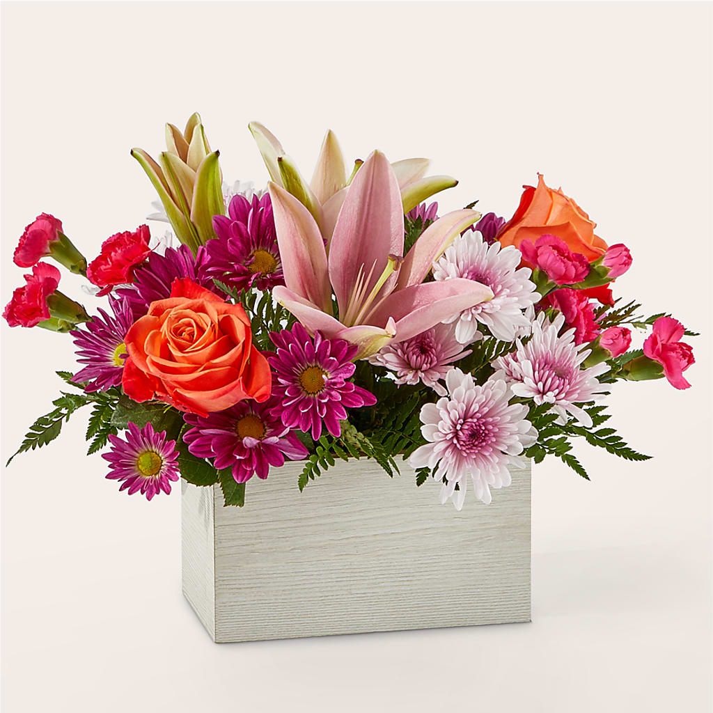 Light of My Life Box Bouquet – PAULINE'S BLOOMERS, Brunswick ME