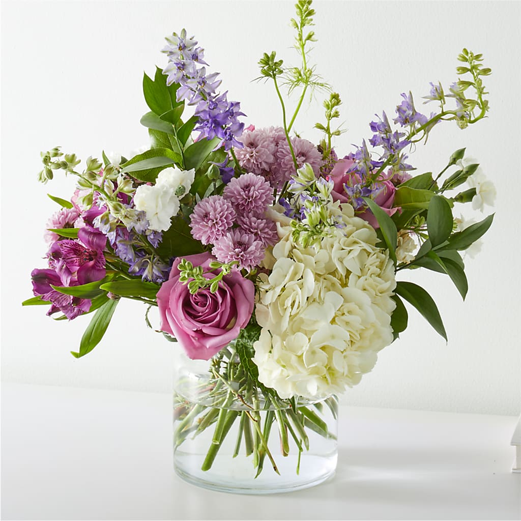 Violet Caress Bouquet – PAULINE'S BLOOMERS, Brunswick ME