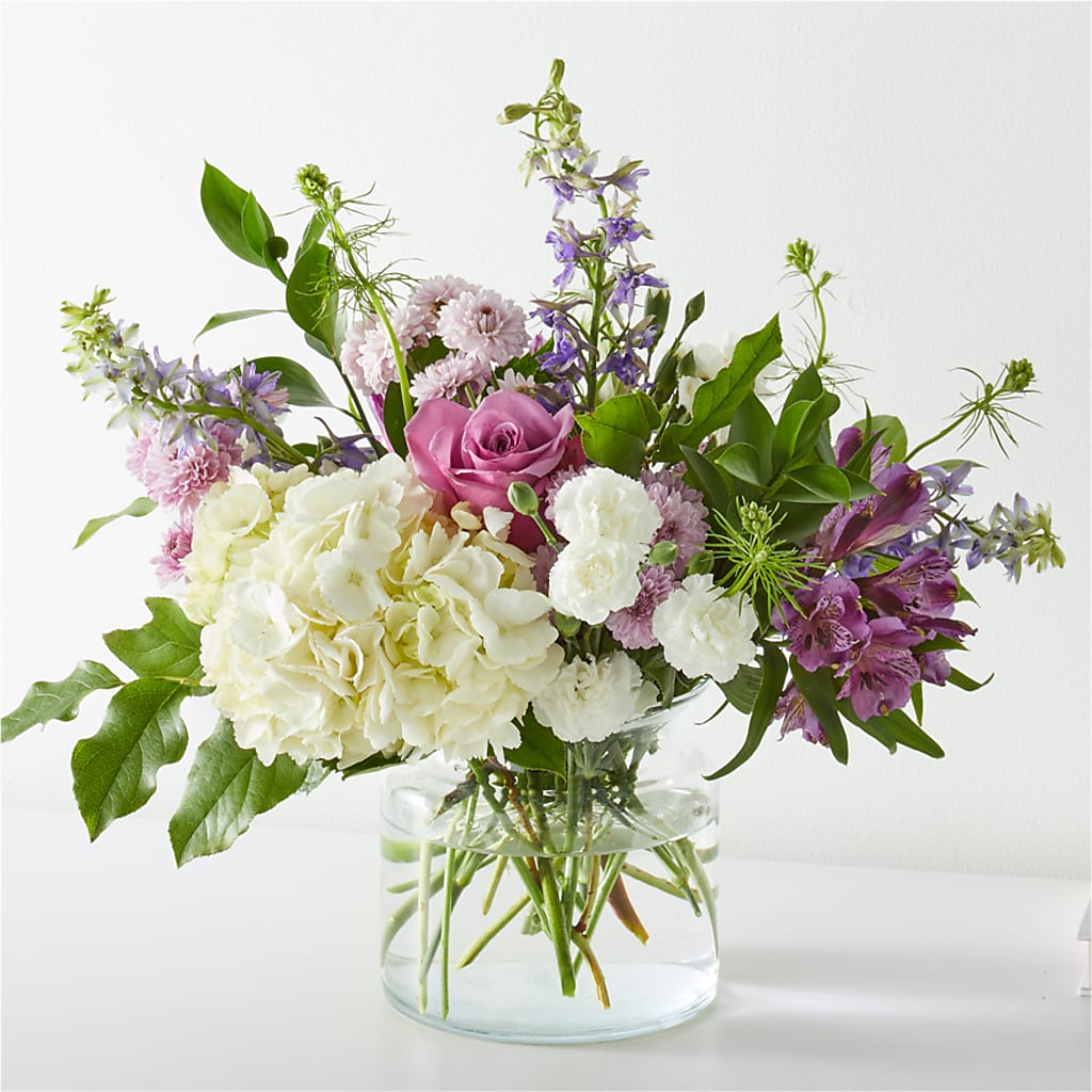 Violet Caress Bouquet – PAULINE'S BLOOMERS, Brunswick ME