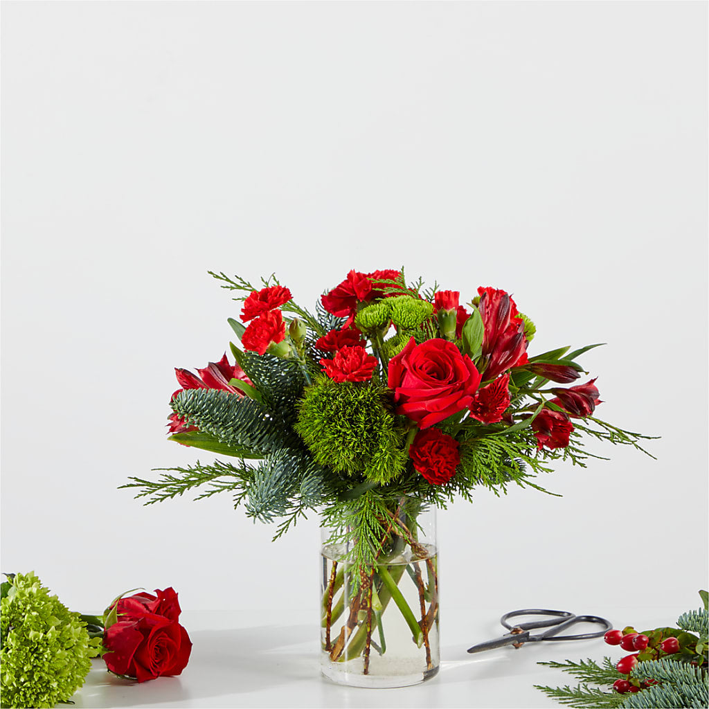 Merry Moment Bouquet – A Florist Original – PAULINE'S BLOOMERS, Brunswick ME