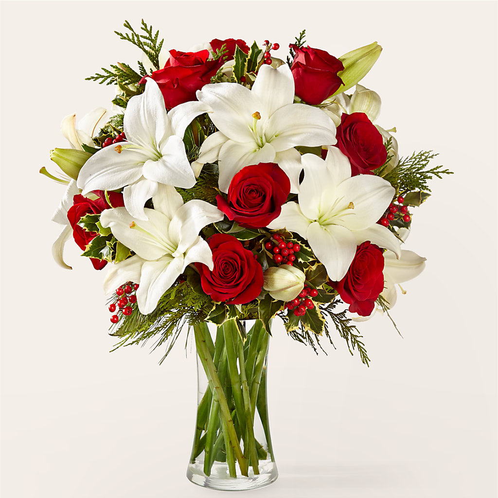 Sparkling Snowflakes Bouquet – PAULINE'S BLOOMERS, Brunswick ME