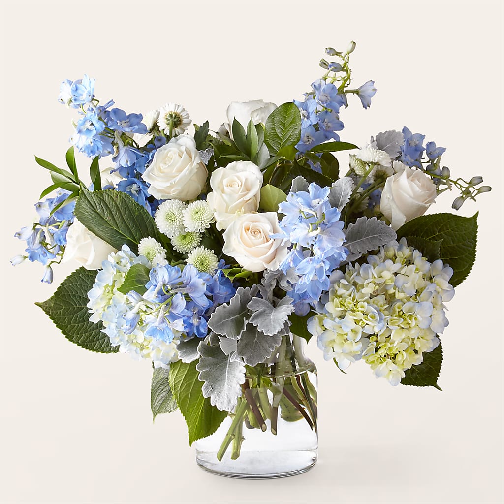 Clear Skies Bouquet – PAULINE'S BLOOMERS, Brunswick ME