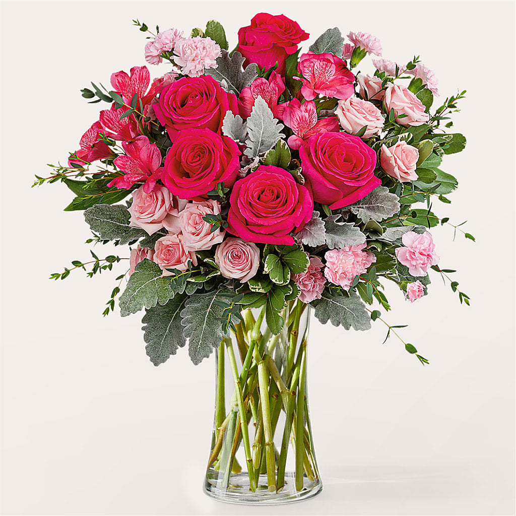 Tickled Pink Bouquet – PAULINE'S BLOOMERS, Brunswick ME