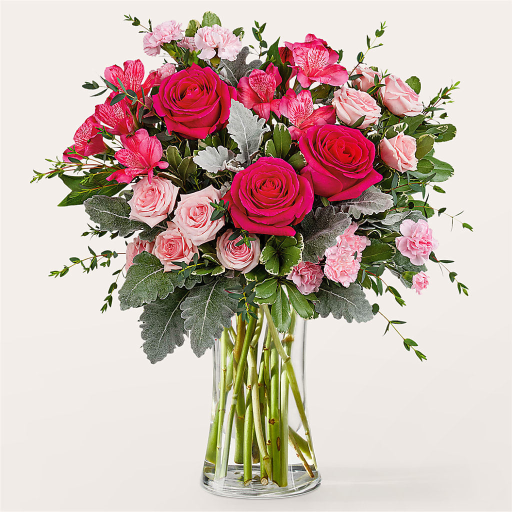Tickled Pink Bouquet – PAULINE'S BLOOMERS, Brunswick ME