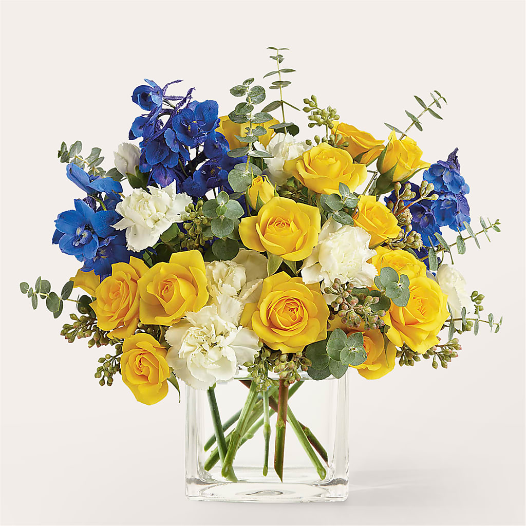 Sparkling Citrine Bouquet – PAULINE'S BLOOMERS, Brunswick ME