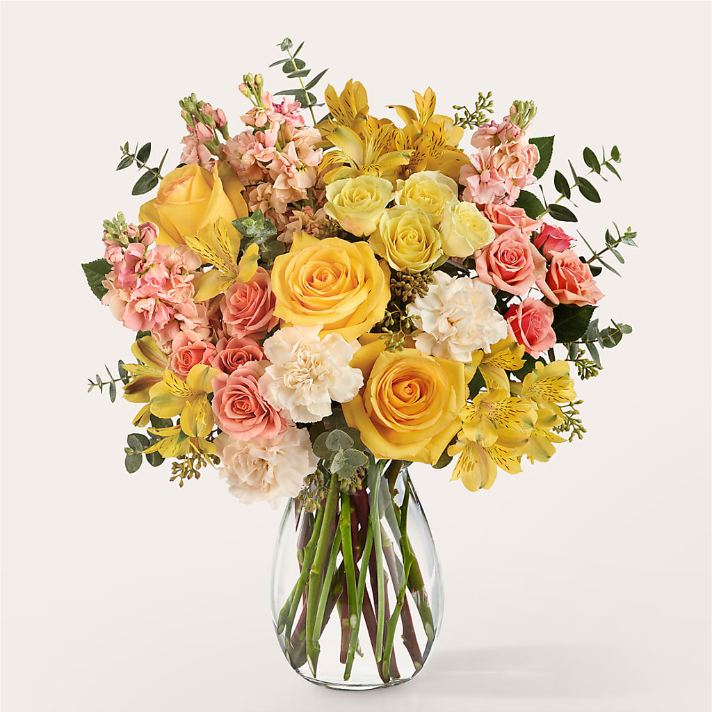 Slice of Sunrise Bouquet – PAULINE'S BLOOMERS, Brunswick ME