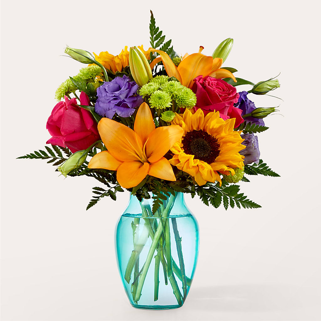 Double Rainbow Bouquet – PAULINE'S BLOOMERS, Brunswick ME