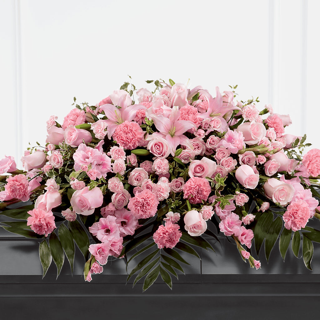 Garden of Comfort Casket Spray (Standard) – PAULINE'S BLOOMERS, Brunswick ME