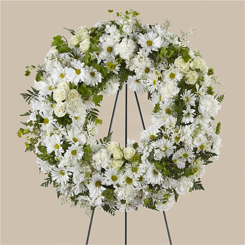 Faithful Wishes Wreath – PAULINE'S BLOOMERS, Brunswick ME