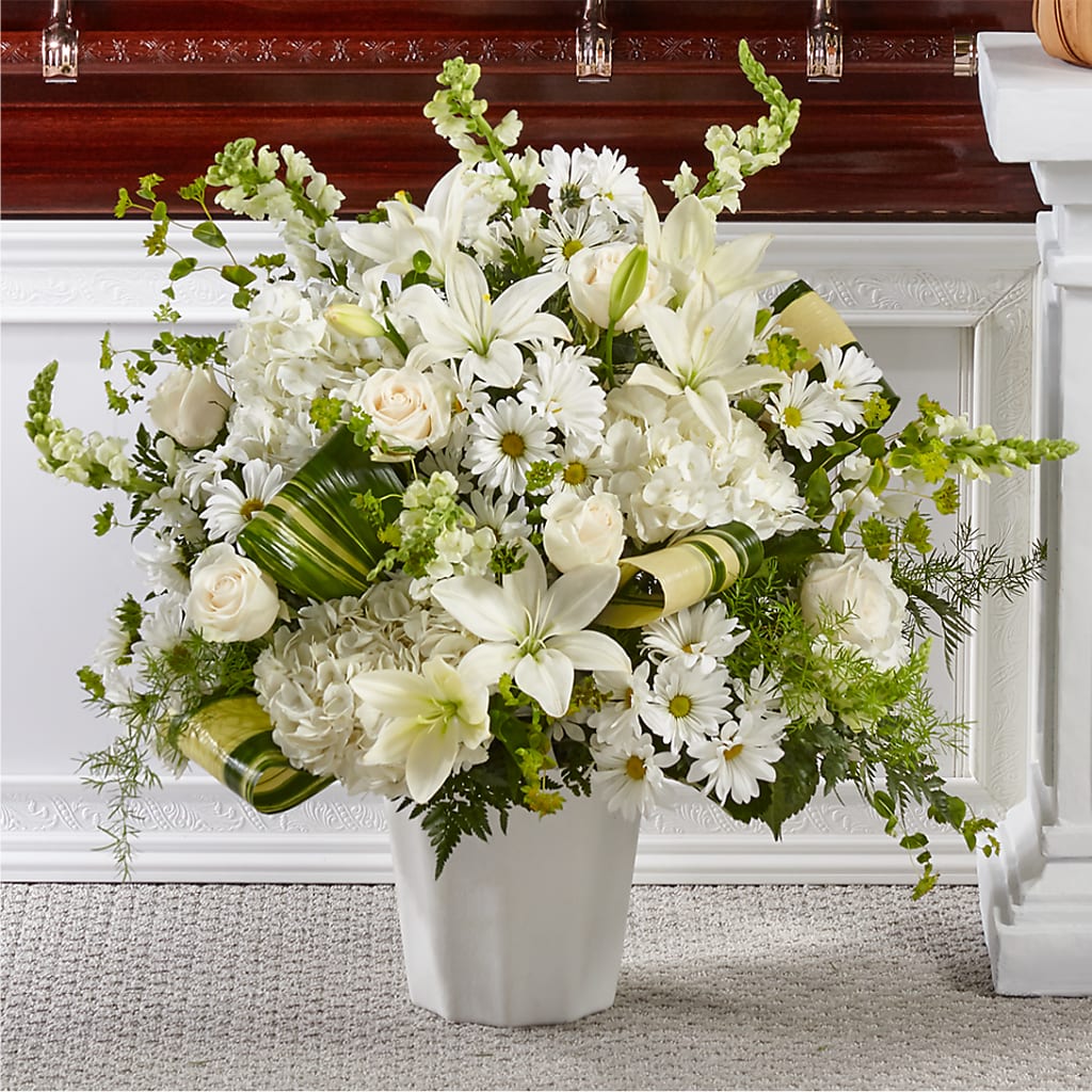 Thoughts of Tranquility Floor Basket – PAULINE'S BLOOMERS, Brunswick ME