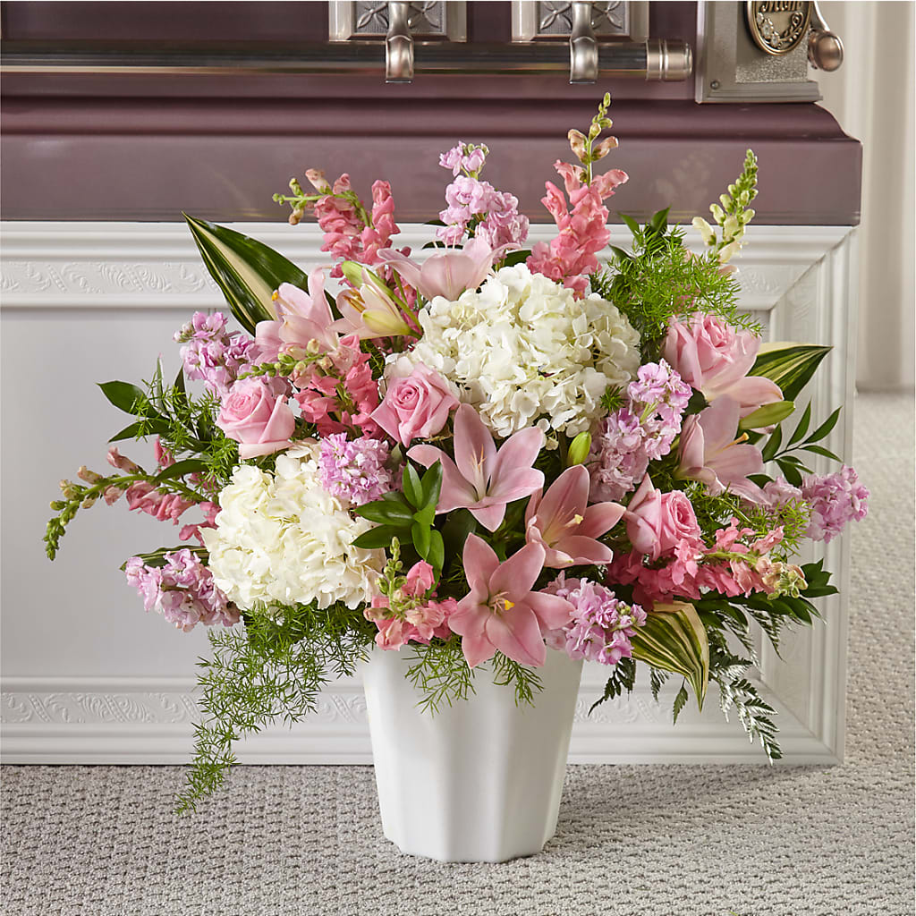 Simply Serene Floor Basket – PAULINE'S BLOOMERS, Brunswick ME