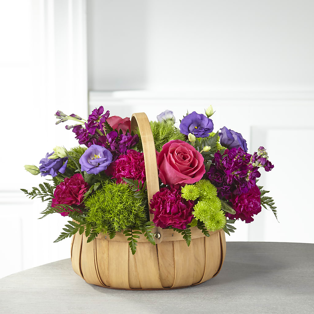Serene Sanctuary Basket – PAULINE'S BLOOMERS, Brunswick ME