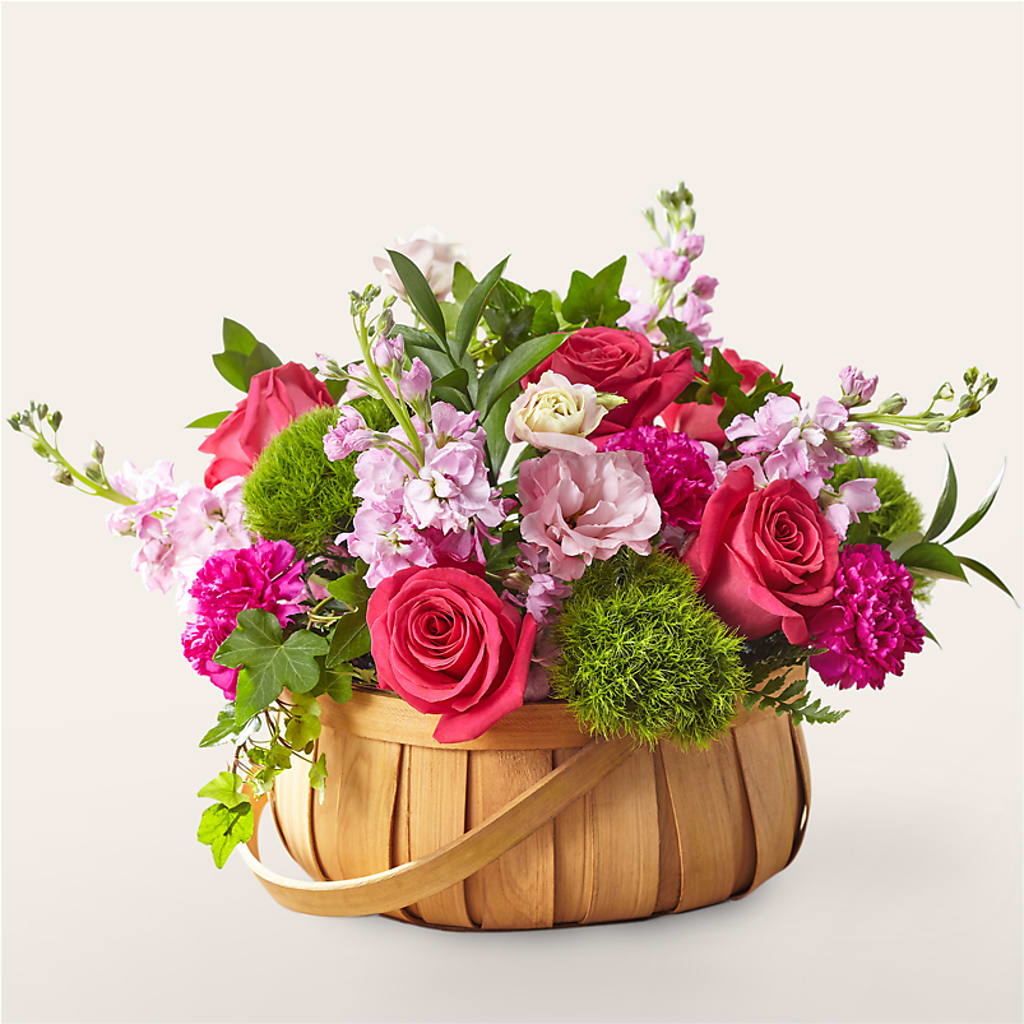 Radiance in Bloom Basket – PAULINE'S BLOOMERS, Brunswick ME