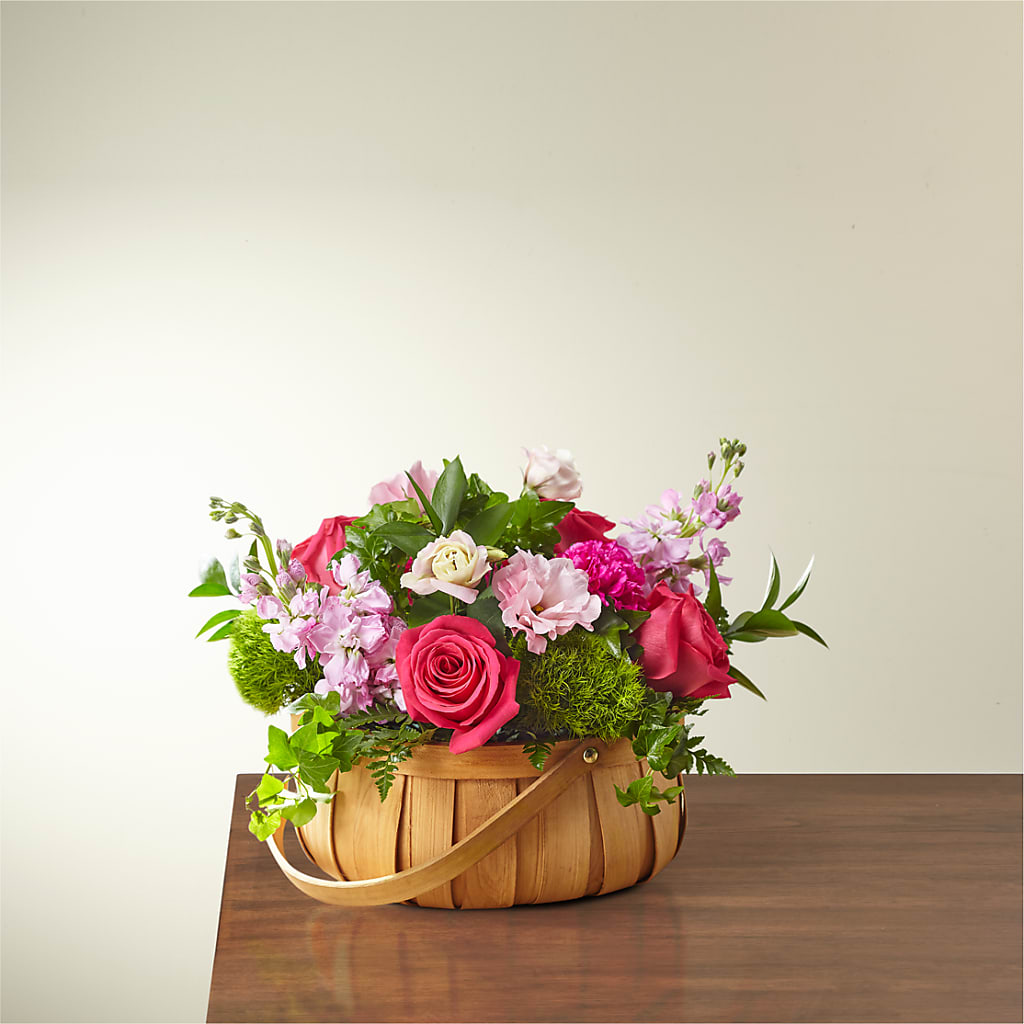 Radiance in Bloom Basket – PAULINE'S BLOOMERS, Brunswick ME