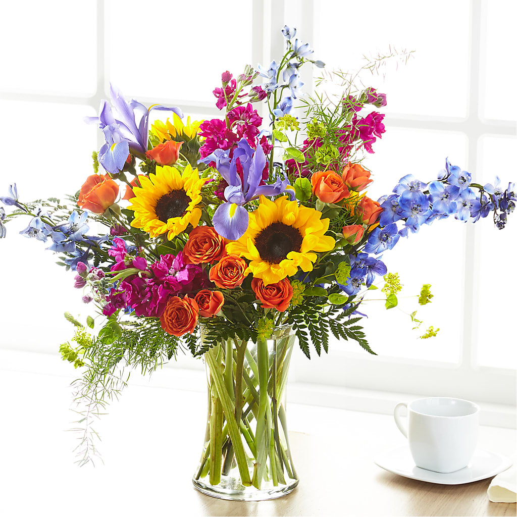 Rays of Life Bouquet – PAULINE'S BLOOMERS, Brunswick ME