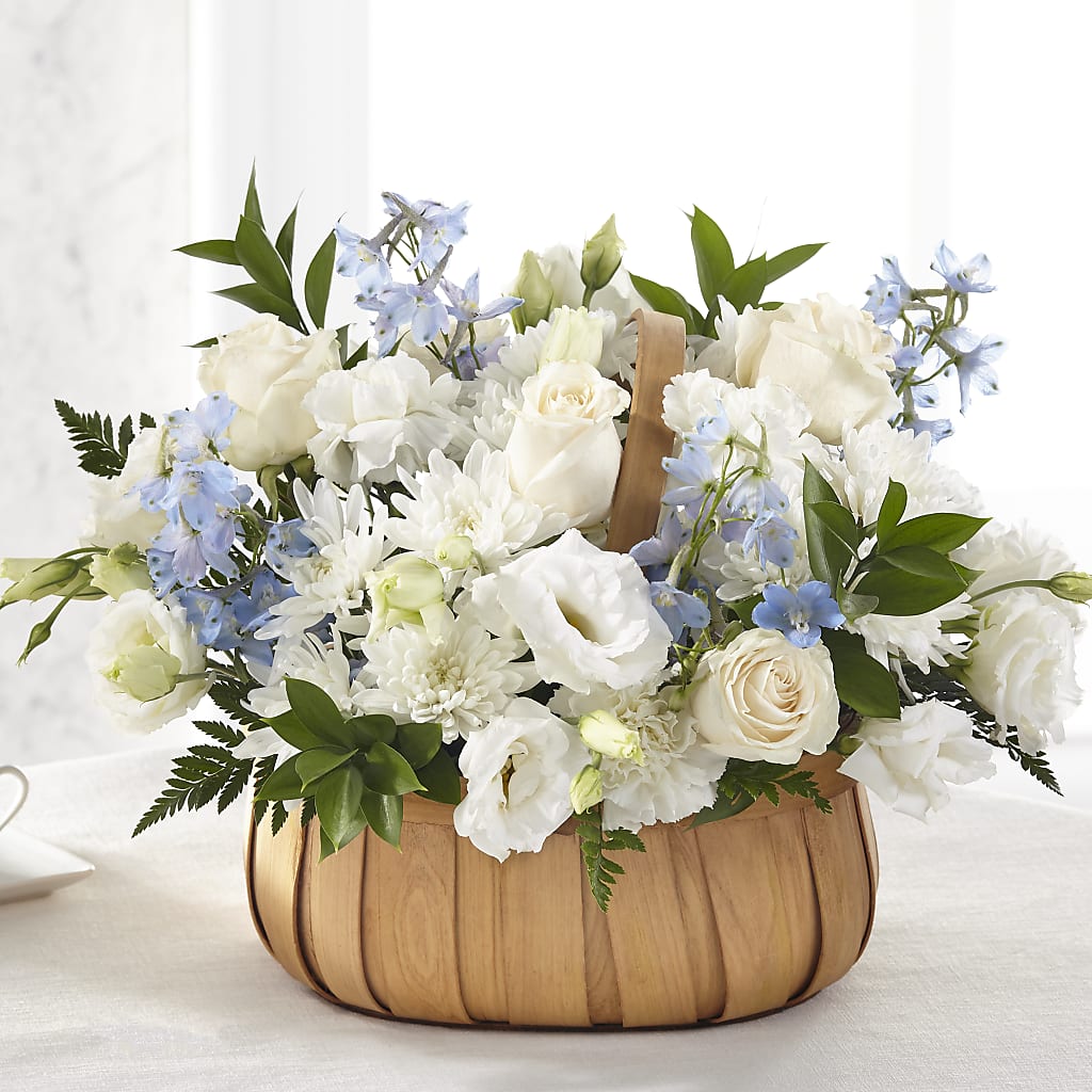 Sincerely Heartfelt Basket – PAULINE'S BLOOMERS, Brunswick ME
