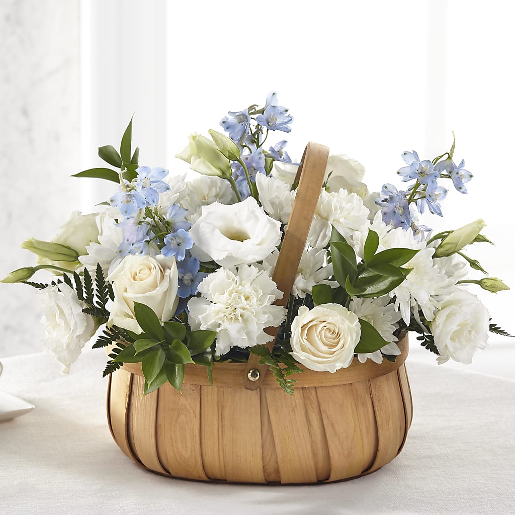 Sincerely Heartfelt Basket – PAULINE'S BLOOMERS, Brunswick ME