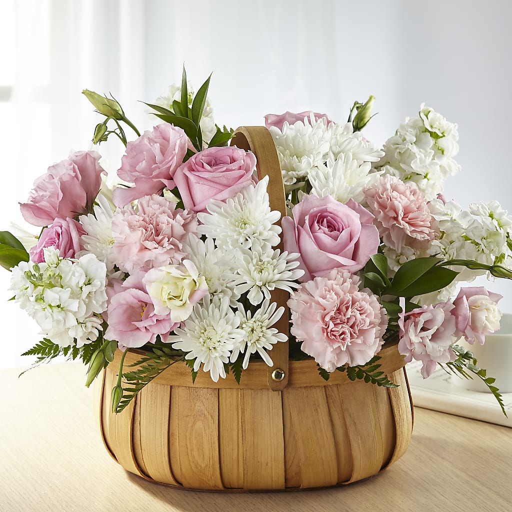 Always Graceful Basket – PAULINE'S BLOOMERS, Brunswick ME