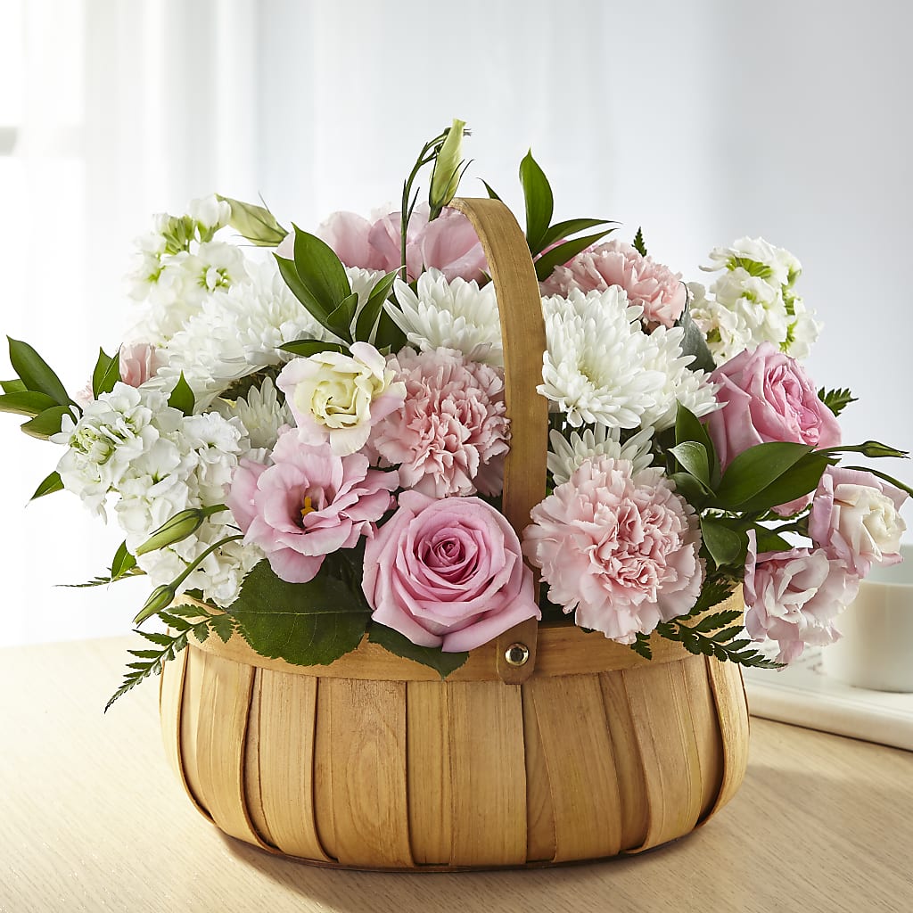 Always Graceful Basket – PAULINE'S BLOOMERS, Brunswick ME