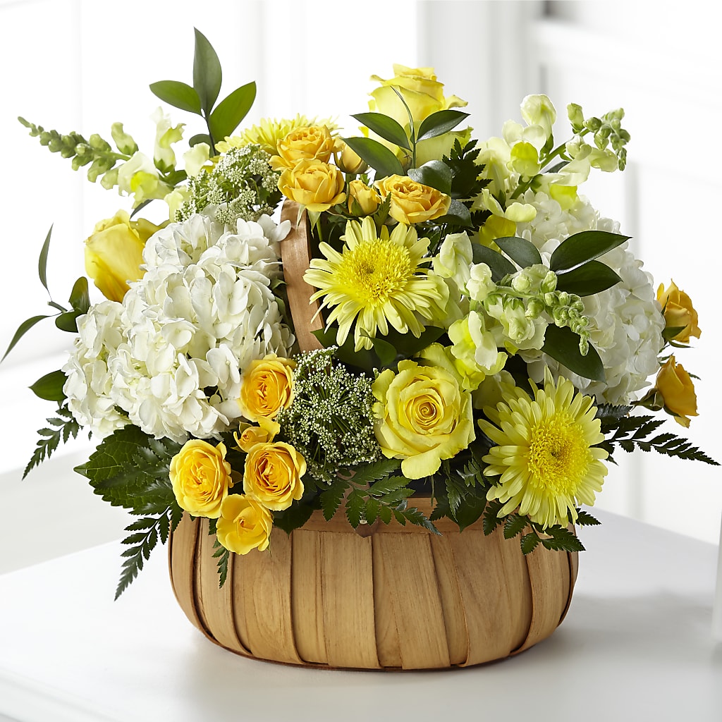 Rustic Remembrance Basket – PAULINE'S BLOOMERS, Brunswick ME
