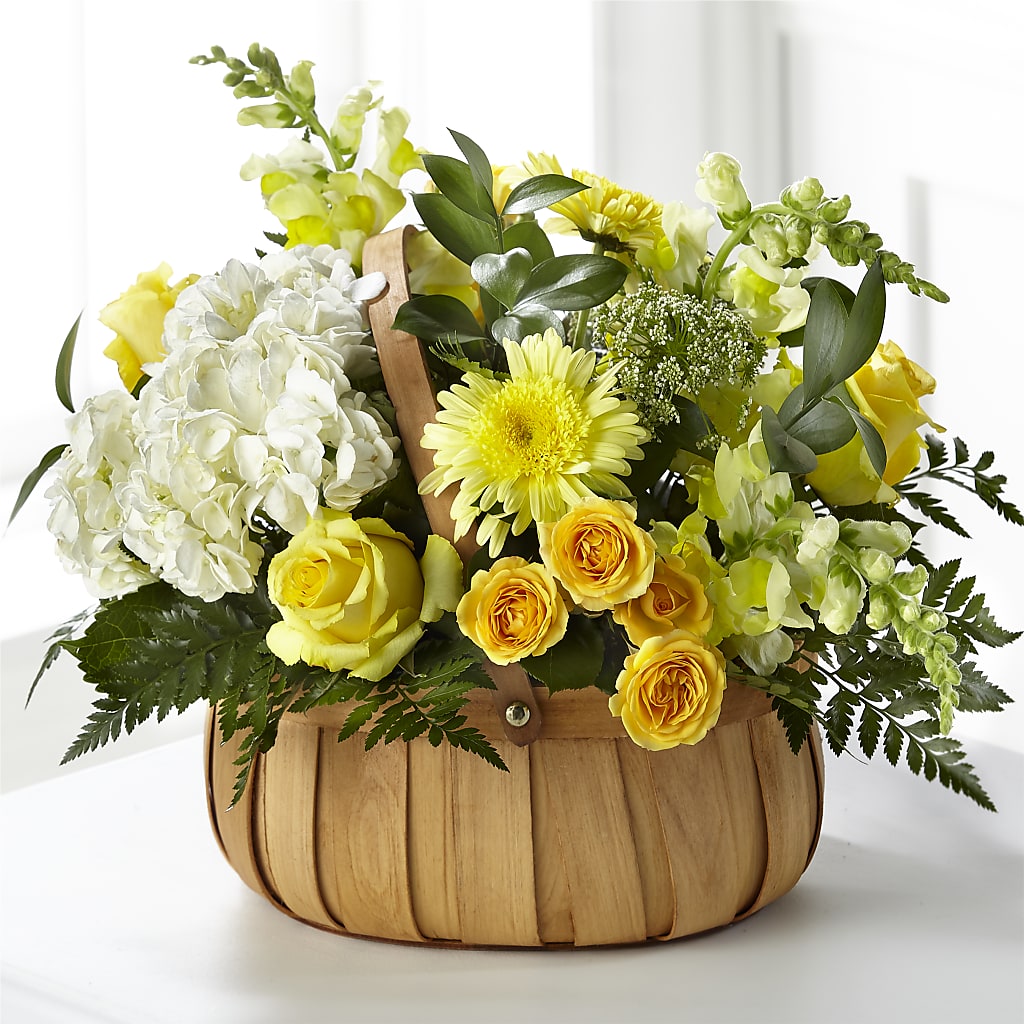 Rustic Remembrance Basket – PAULINE'S BLOOMERS, Brunswick ME