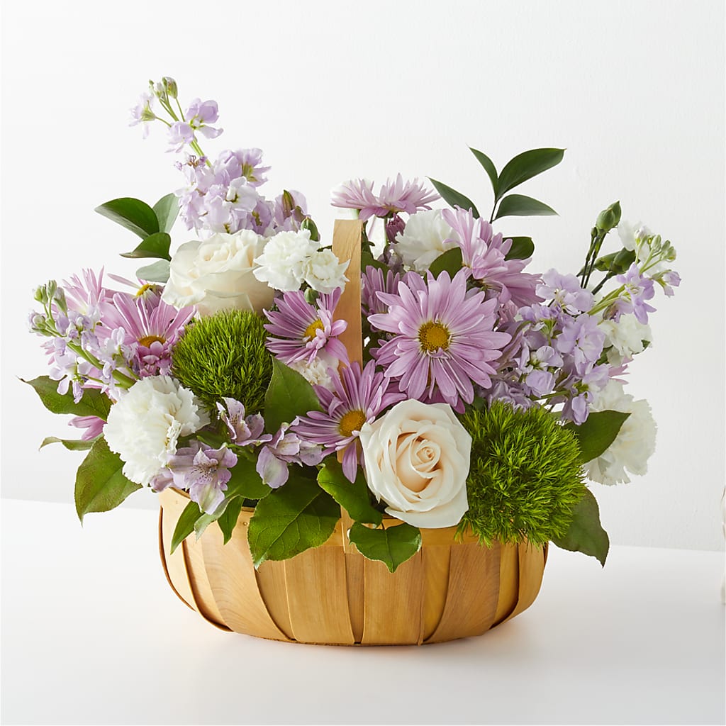 Peace & Love Basket – PAULINE'S BLOOMERS, Brunswick ME