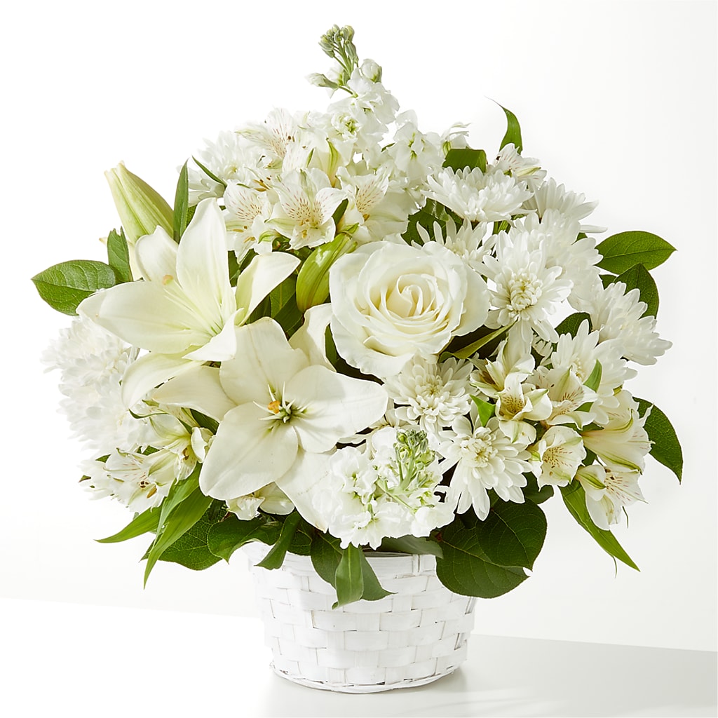 Peaceful Reflections Arrangement – PAULINE'S BLOOMERS, Brunswick ME