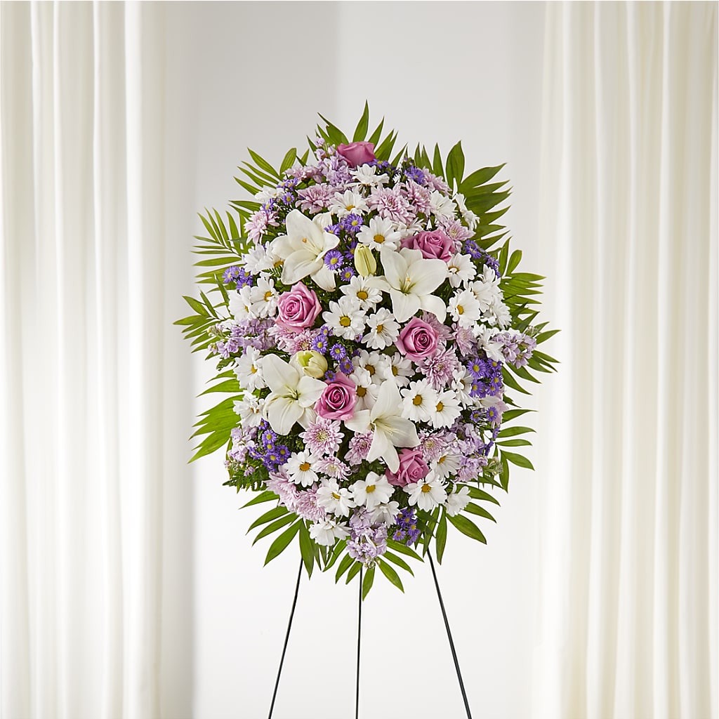 Surrounded by Love Standing Spray – PAULINE'S BLOOMERS, Brunswick ME