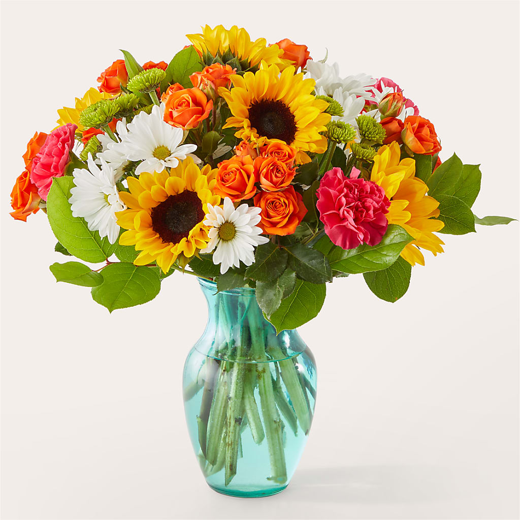 Sun-drenched Blooms Bouquet – PAULINE'S BLOOMERS, Brunswick ME