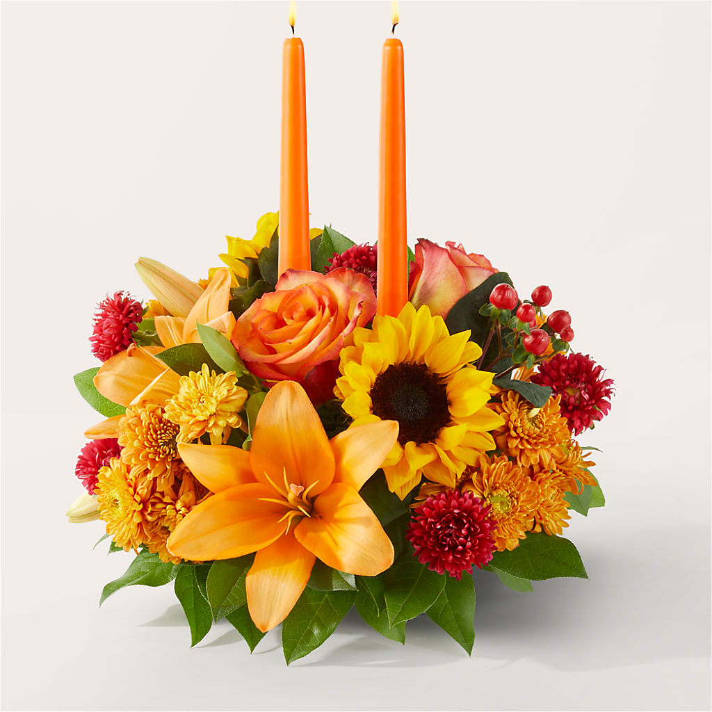 Grateful Centerpiece – PAULINE'S BLOOMERS, Brunswick ME