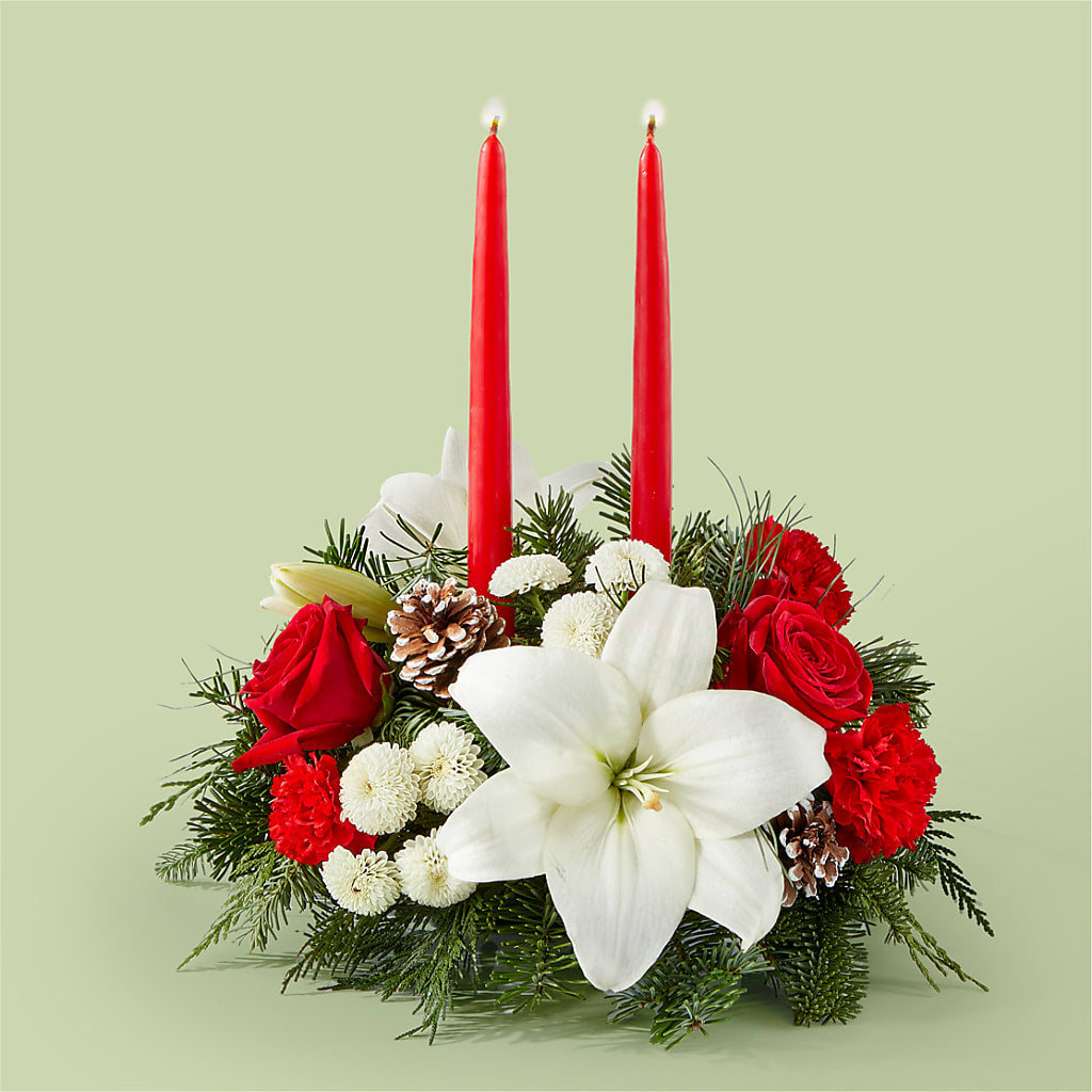 Seasonal Festivities Centerpiece – PAULINE'S BLOOMERS, Brunswick ME