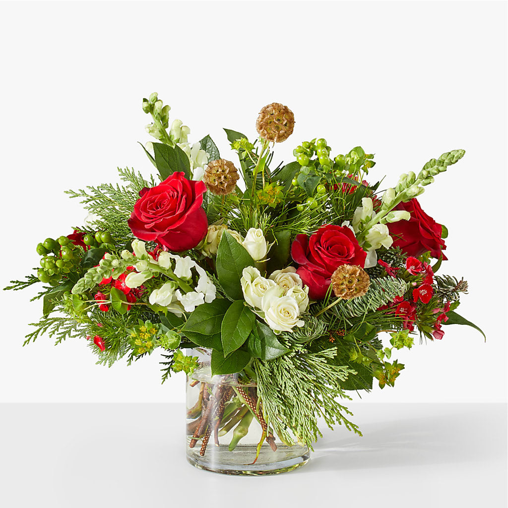 Deck the Halls Bouquet – PAULINE'S BLOOMERS, Brunswick ME