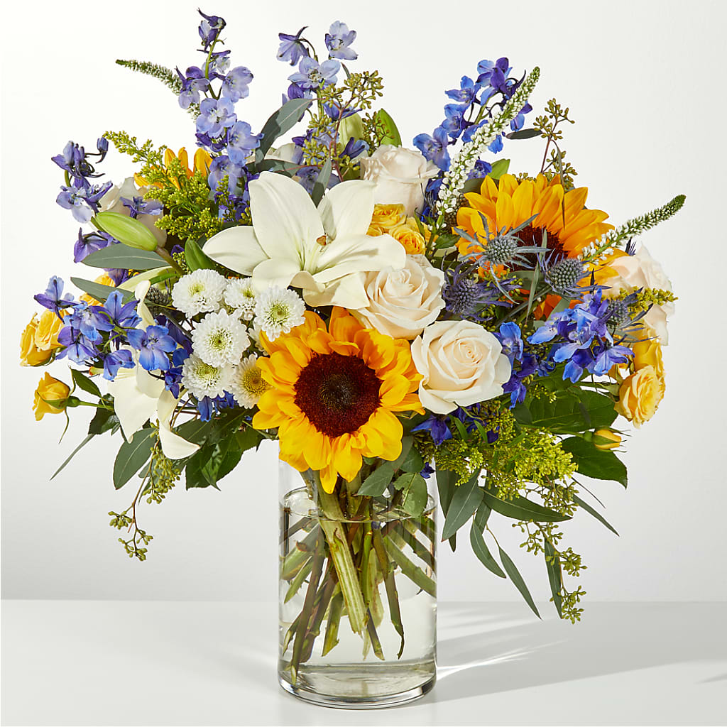 Wonderfully Sunny Bouquet – PAULINE'S BLOOMERS, Brunswick ME