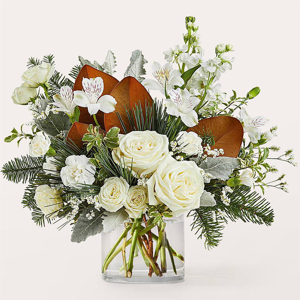 Fresh Snowfall Bouquet – PAULINE'S BLOOMERS, Brunswick ME
