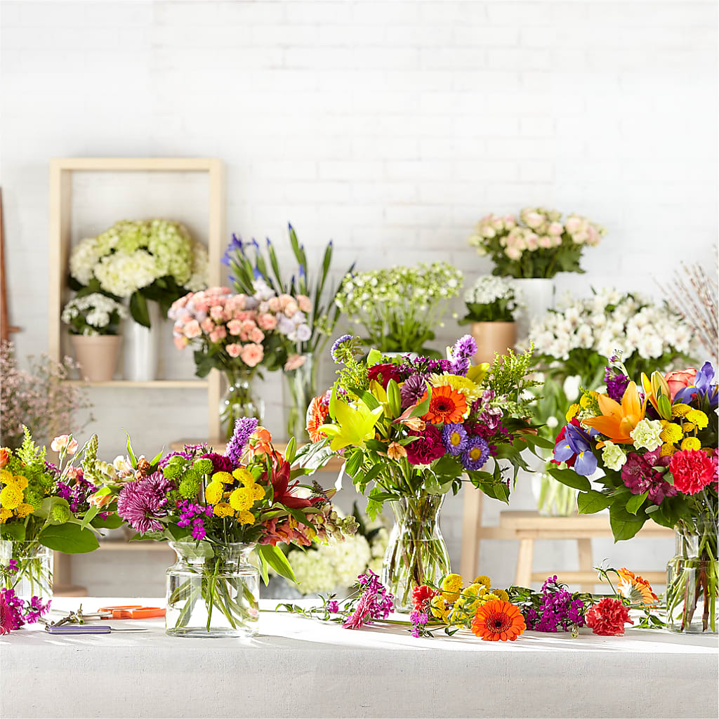 Bold & Bright – A Florist Original – PAULINE'S BLOOMERS, Brunswick ME