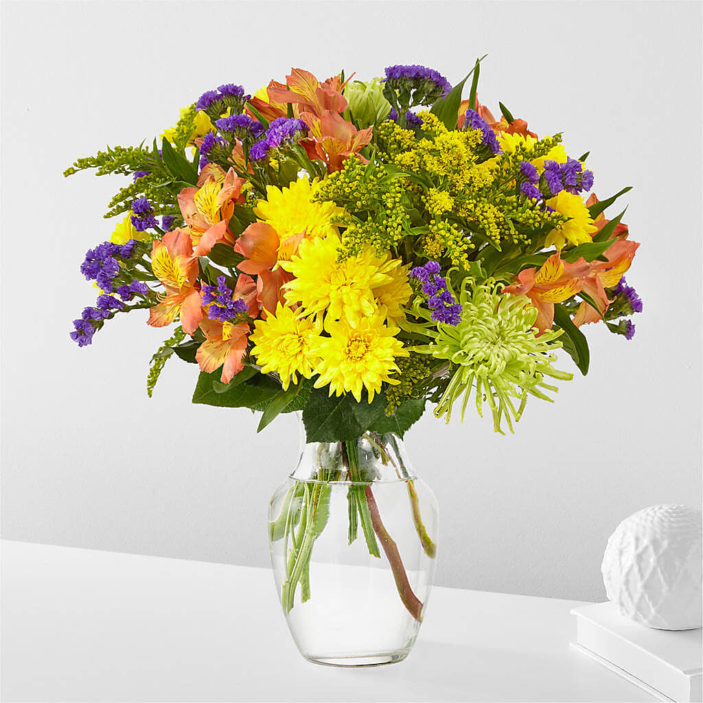 Marmalade Skies Bouquet – PAULINE'S BLOOMERS, Brunswick ME