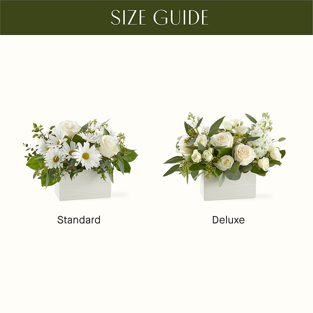 Fresh Linen Box Bouquet – PAULINE'S BLOOMERS, Brunswick ME