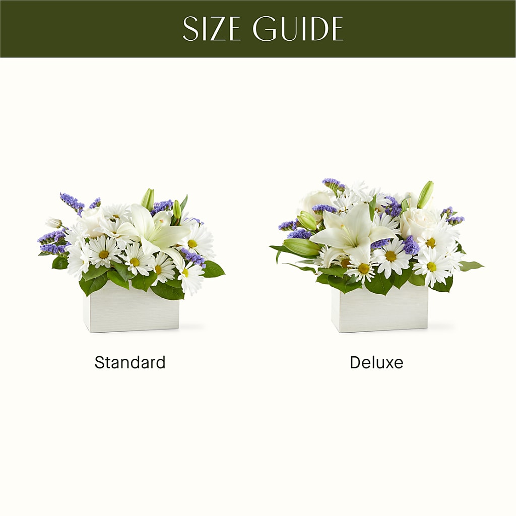 Beyond Blue Box Bouquet – PAULINE'S BLOOMERS, Brunswick ME