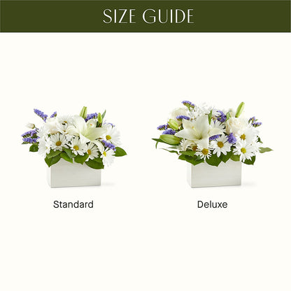 Beyond Blue Box Bouquet – PAULINE'S BLOOMERS, Brunswick ME