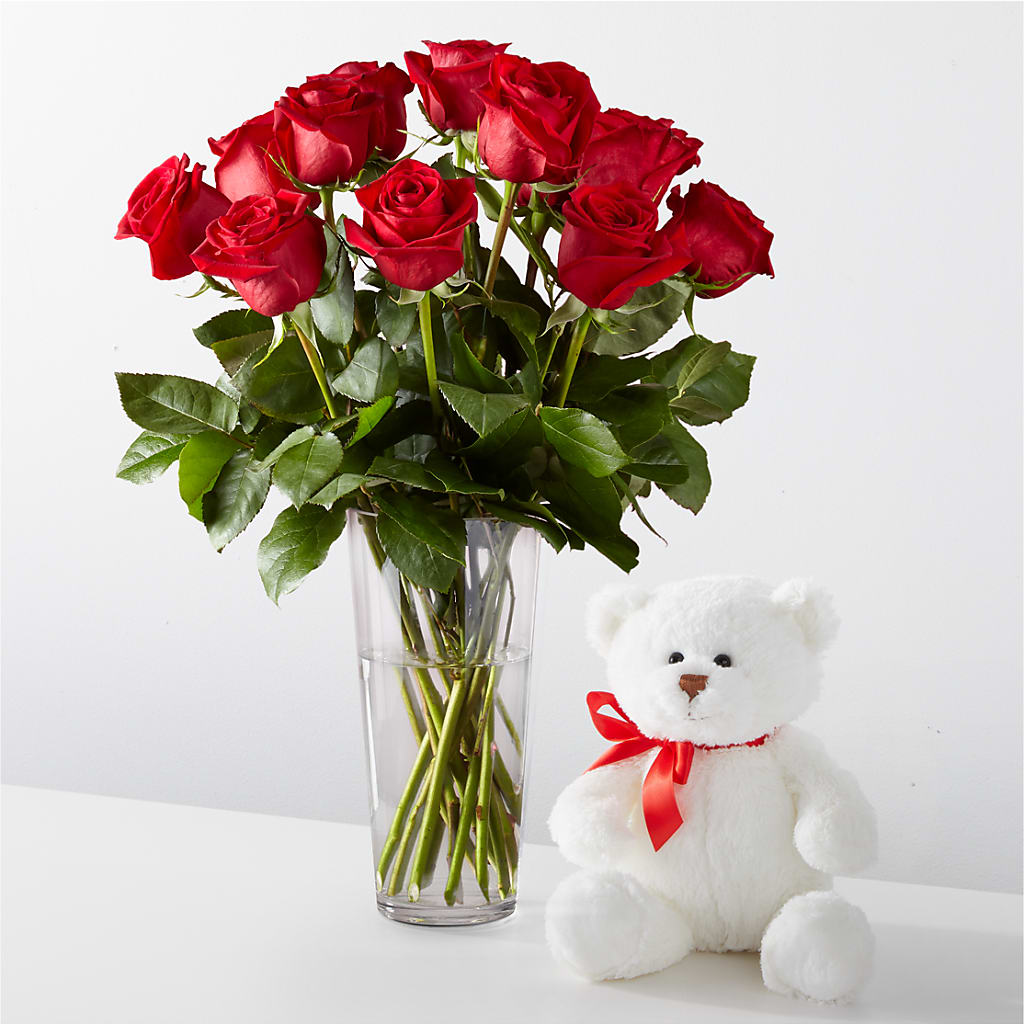 Romantic Long Stem Red Rose Bouquet Bundles – PAULINE'S BLOOMERS, Brunswick ME