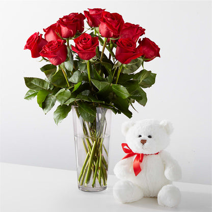 Romantic Long Stem Red Rose Bouquet Bundles – PAULINE'S BLOOMERS, Brunswick ME