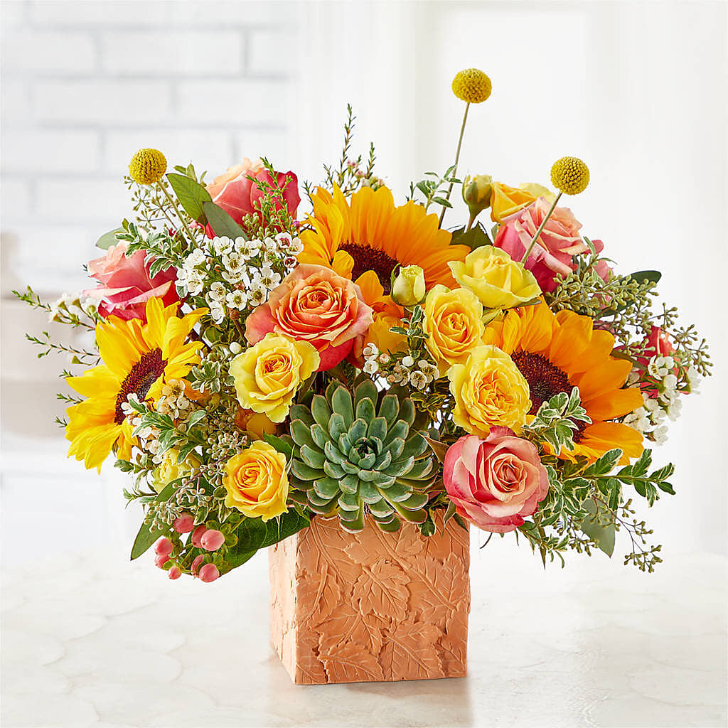 Sunflower Season Bouquet – PAULINE'S BLOOMERS, Brunswick ME