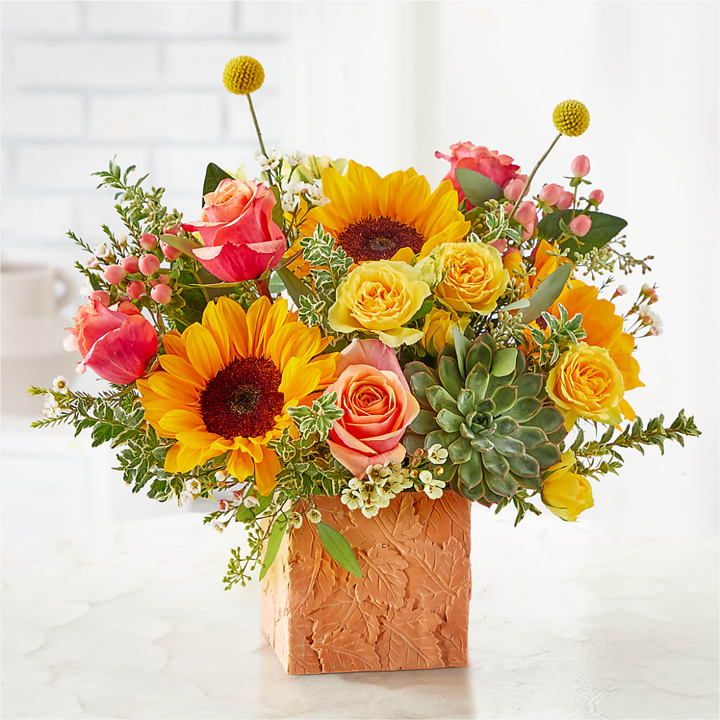 Sunflower Season Bouquet – PAULINE'S BLOOMERS, Brunswick ME