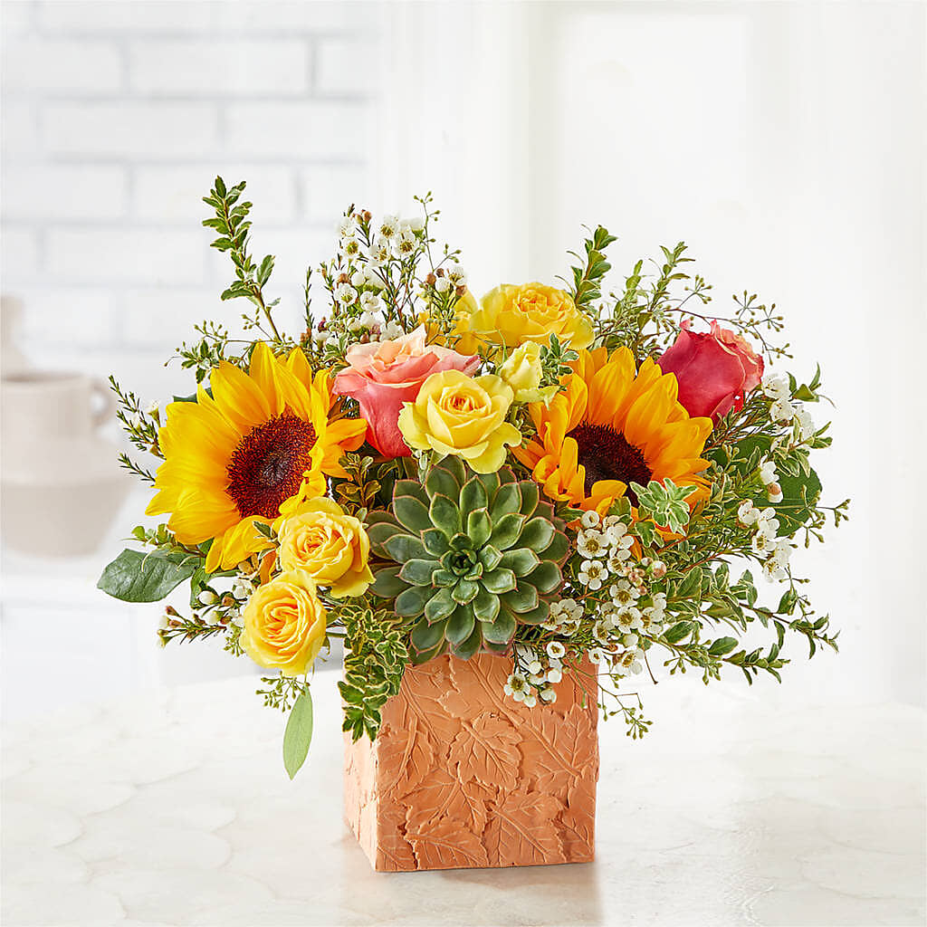 Sunflower Season Bouquet – PAULINE'S BLOOMERS, Brunswick ME