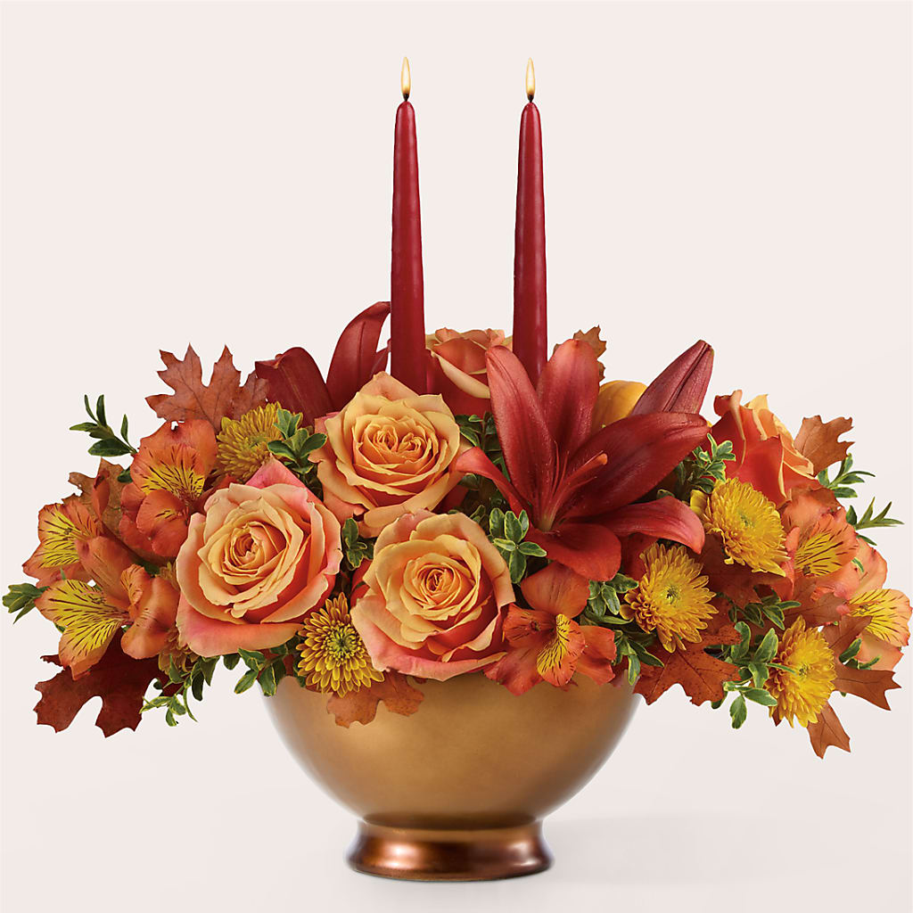Harvest Table Centerpiece – PAULINE'S BLOOMERS, Brunswick ME