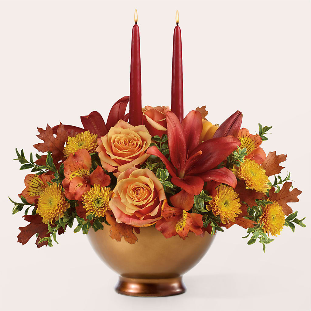 Harvest Table Centerpiece – PAULINE'S BLOOMERS, Brunswick ME